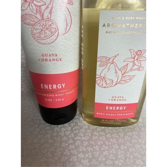 Bath and Body Works ENERGY GUAVE & ORANGE Aromatherapy 2 pc Set - Picture 2 of 5